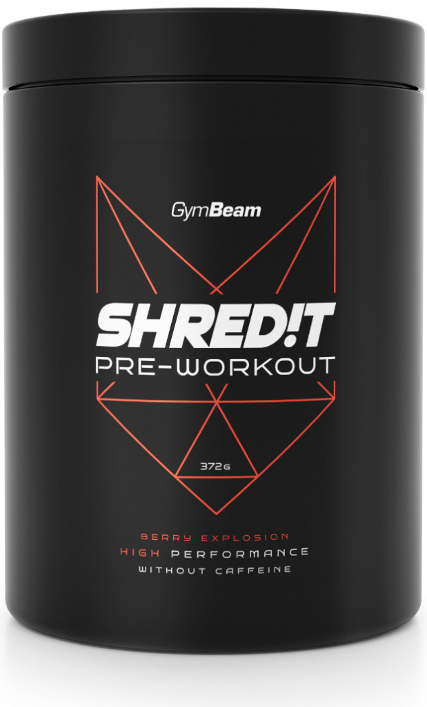 GymBeam SHRED!T pre-workout 372 g