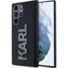Karl Lagerfeld Samsung Galaxy S24 Ultra čierne HC 3D logo glitter KLHCS24L3DMBKCK