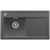 Blanco ZENAR 45 S-F sivá skala drez vľavo s excentrom bez prísl.