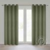 Záves NERISA na krúžkoch 140x250cm olivový