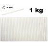 Tavné tyčinky biele do lepiacej pištole priemer 7,5mm 1kg