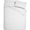 Biele krepové obliečky na jednolôžko 135x200 cm Crinkle Seersucker – Catherine Lansfield