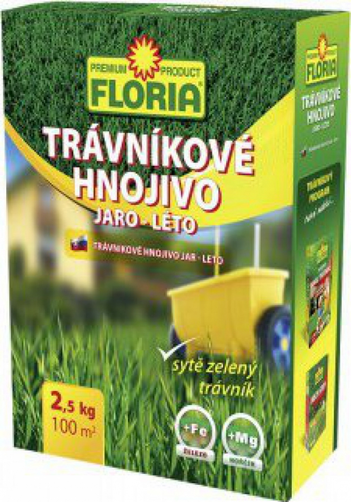 Agro CS FLORIA Trávníkové hnojivo JARO - LÉTO 2,5 kg