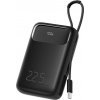 Power banka Mcdodo MC-3243 10000mAh, 22,5W s USB-C káblom (čierna)
