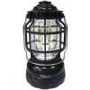 Baterie Centrum | LED Stmievateľná prenosná kempingová lampa 3xLED/3W/3xAA IPX4 čierna | BC0544