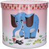 Kruhový úložný box Krtek a Slon