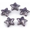 Hviezda s trblietkami fi35 mm 10 ks