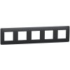 Schneider Electric Slovakia spol. s r.o. Unica Studio - NU201054 - Krycí rámček päťnásobný, Antracit