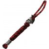 WARAGOD Paracord Spartan kľúčenka Nénar, červená