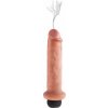 Striekajúce realistické dildo KING COCK 7 SQUIRTING - Pipedream