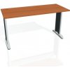 Pracovný stôl Flex, 140x75,5x60 cm, čerešňa/kov