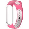 Xiaomi Mi Band 5 opasok na ruku športový remienok silikón ružový/biely