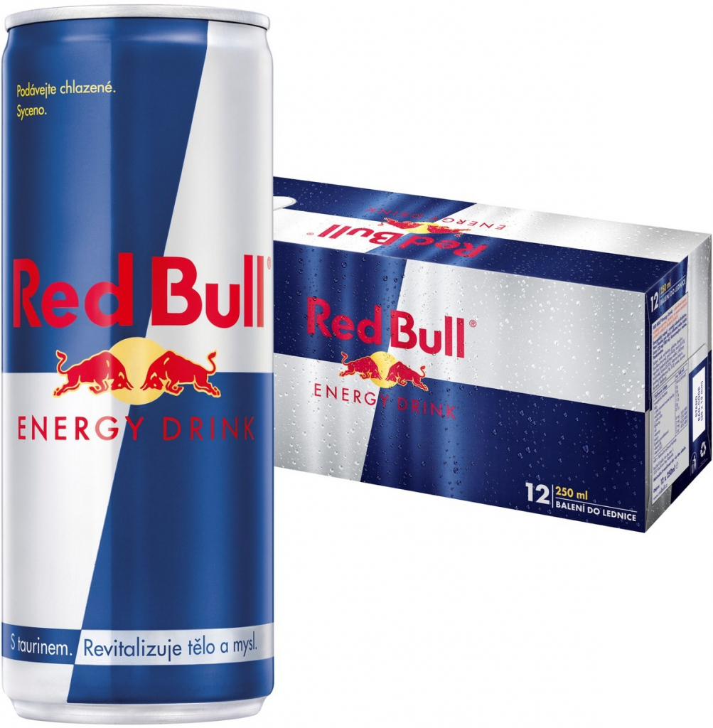 Red Bull energetický nápoj 12 x 250 ml od 16,5 € - Heureka.sk