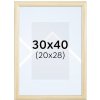 Hama rámček drevený PHOENIX, prírodný, 30x40 cm HAMA
