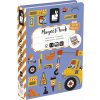 Janod Magnetická kniha Magnetibook Na stavbe - VÝPREDAJ