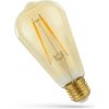 Spectrum LED Retro LED žiarovka E27, ST64, 2W, 240lm, jantárové sklo, 2400K [WOJ+14079]
