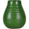 Mate Green Keramická kalabasa, Zelená s vrúbkami, 350 ml
