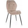 Signal Jedálenská stolička Rick tmavo béžová/čierna