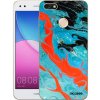 Púzdro Picasee silikónové Huawei P9 Lite Mini - Blue Magma čiré
