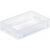 Surplus Systems Eurobox s plnou stenou, transparentný, 2,9 l, 300 x 200 x 70 mm