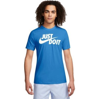 Nike NSW TEE JUST DO IT SWOOSH Pánske tričko, modrá, 2XL