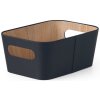 TORO Úložný košík KITCHISIMO 26x18x11cm čierna