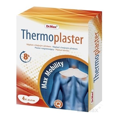 Dr.Max thermoplaster hrejivá náplasť 29 x 9 cm 1 x 4 ks od 8,99 € -  Heureka.sk