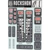 Rockshox Decal Kit 35mm DC - White