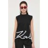 Bavlnené tričko Karl Lagerfeld čierna farba 231W1717 M