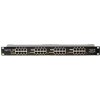 Patch panel OEM POE Gigabit cat.5e 16p 1U Black stíněný, 19