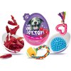 Joy&Toy vajíčko pre psov s prekvapením – kačacie soft jerky a hračka