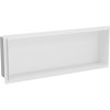 Mexen X-Wall-NR zapustená polica bez límca 60 x 20 cm, biela - 1921602010