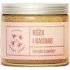 Cztery Szpaki Telový peeling s ružou a baobabom - 250 ml