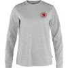 FJÄLLRÄVEN 1960 Logo T shirt LS W Grey Melange