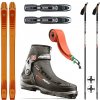 Backcountry set ROSSIGNOL XP 120 Positrack so stúpacími pásmi + viazanie + obuv ALPINA Outlander + palice