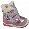 Detské snehule pre dievčatá Wojtyłko 26116, zateplené vlnou, na suchý zips, veľkosť 27