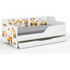 Wooden Toys Lilu 3 stavebné autíčka biela + zásuvka Varianty: Pravá strana