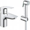 Grohe Start Edge - Umývadlová batéria s bidetovou spŕškou, chróm 23773001