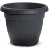 PlasticFuture Květináč Terra I antracit, 50 cm