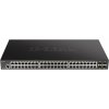 D-Link DGS-1250-52XMP 48-port Gigabit Smart Managed Switch with 4x 10G SFP+ ports, 370Watts DGS-1250-52XMP/E