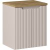 Súprava skrinka Comad Nova Cashmere NOVA CASHMERE 82-50-2D, doska Comad Nova Oak NOVA OAK A 89-50