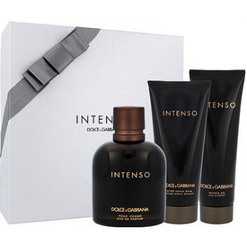 Dolce & Gabbana Intenso Pour Homme EDP 125 ml + balzam po holení 100 ml + sprchový gél 50 ml darčeková sada