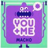 You Me Macho kondómy so stimulujúcimi vrúbkami 3 ks