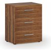 Kancelárska komoda k stolu PRIMO WOOD, 740 x 600 x 420 mm, orech
