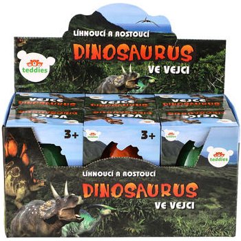 Teddies Vejce líhnoucí a rostoucí dinosaurus 8x10 cm v boxu