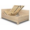 Rohová vyvýšená posteľ Relita, s úložným priestorom, 120x200 cm