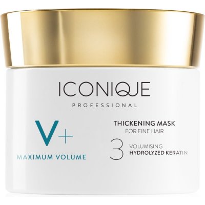 ICONIQUE Professional V+ Maximum volume Thickening mask intenzívna maska pre objem jemných vlasov 100 ml
