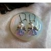 Alada beauty Náušnice Purple Jelly andílci