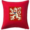 Znak Česko-Slovenská republika 1938–1939 - Vankúš 50x50 - 50x50 - Vrátane výplne ( Červená )