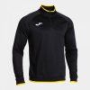 JOMA COMBI PREMIUM MIKINA 1/2 ZIP DĚTSKÁ - Černá, Žlutá - veľkosť 6XS